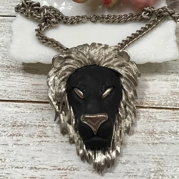 Luca Razza Lion Head Necklace